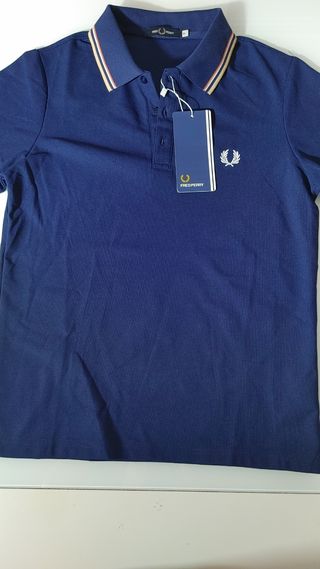 Camiseta polo azul oscura