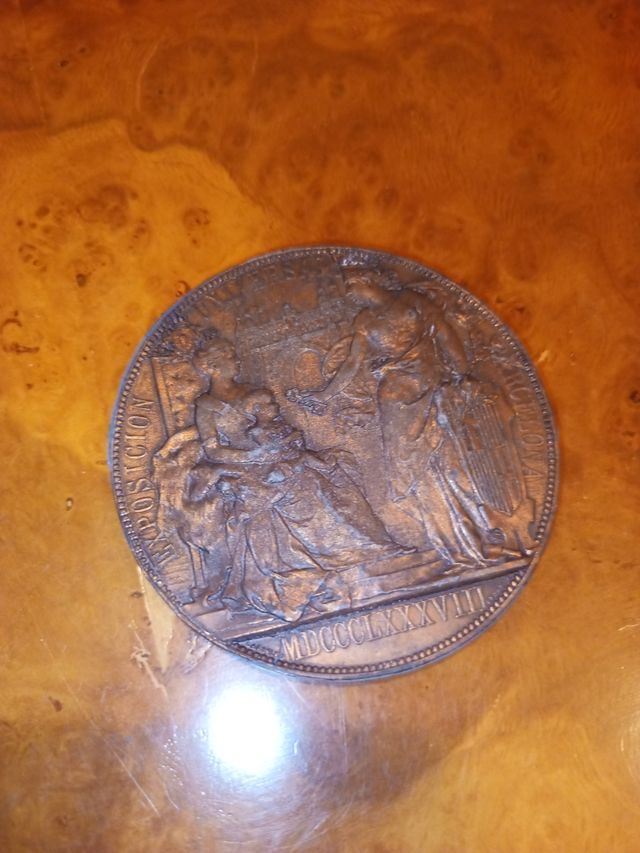 Moneda Exposición Universal Barcelona 1888
