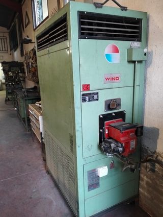 Generador de aire caliente.
Calefacción industrial