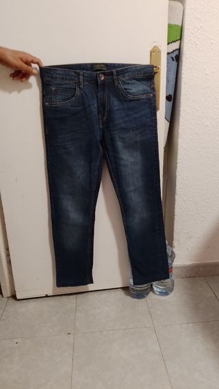 Pantalones vaqueros azules