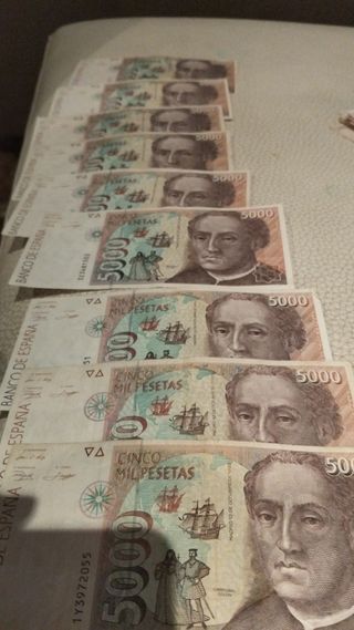 Billetes 5000 Pesetas España 100 billetes