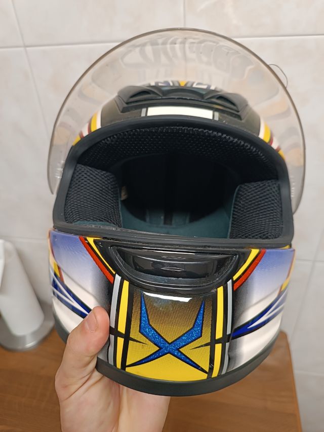 Casco Moto Nitro N-320-VX Amarillo