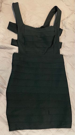 Vestido bandage negro mujer talla S