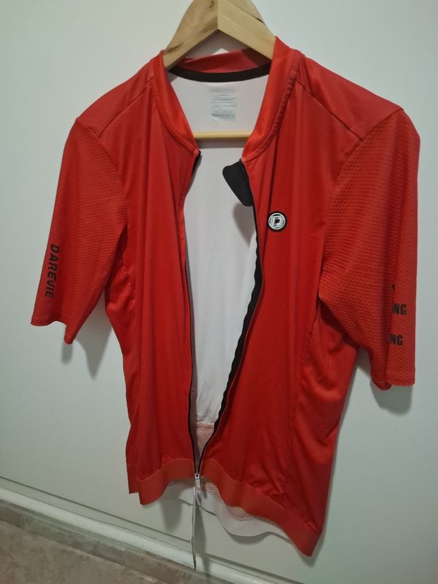 Camiseta Ciclismo Roja Talla XL Nueva