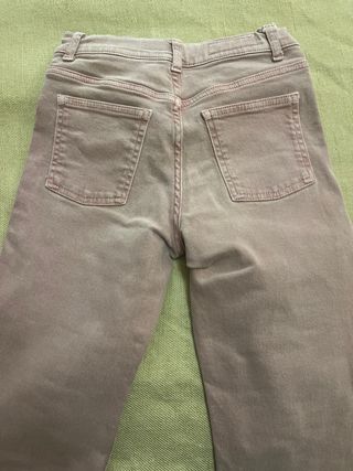 Pantalón vaquero rosa de Mango talla 11/12 de niña