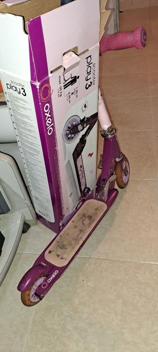 Patinete Oxelo Play 3 Time 08 Morado