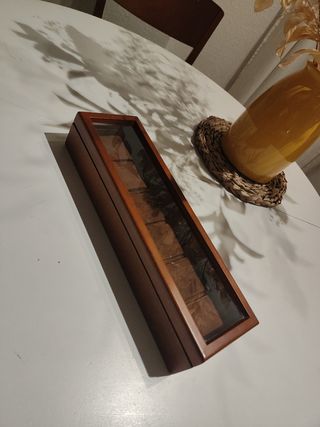 Caja para relojes de madera