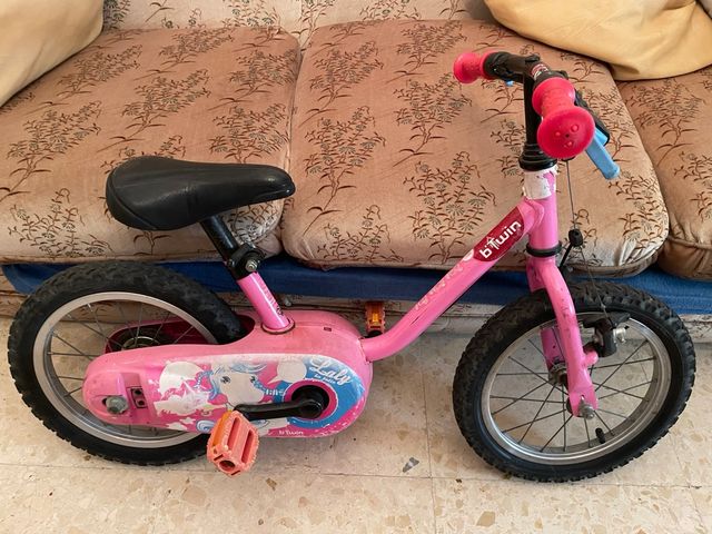 Bicicleta infantil rosa Btwin