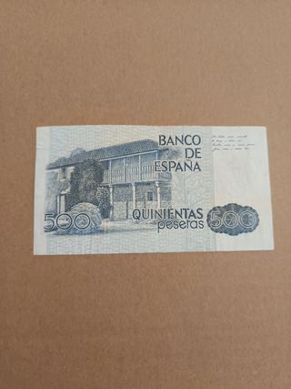 Billete 500 Pesetas España 1979