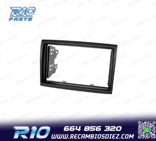 MARCO NEGRO RADIO 2-DIN PARA CITROEN JUMPER PEUGEOT BOXER FI