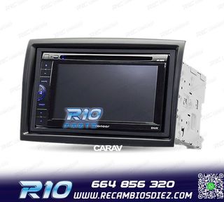MARCO NEGRO RADIO 2-DIN PARA CITROEN JUMPER PEUGEOT BOXER FI