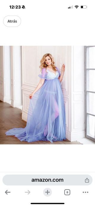 Vestido premamá Dawwoti azul talla única