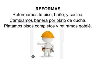 Reformas. Pinturas, ALICATADOS.
TELEFONO:
60437614