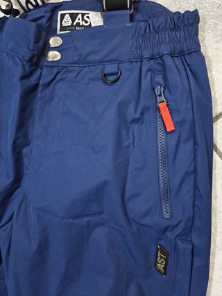 Pantalone sci ragazzo blu con bretelle 12 13 anni
