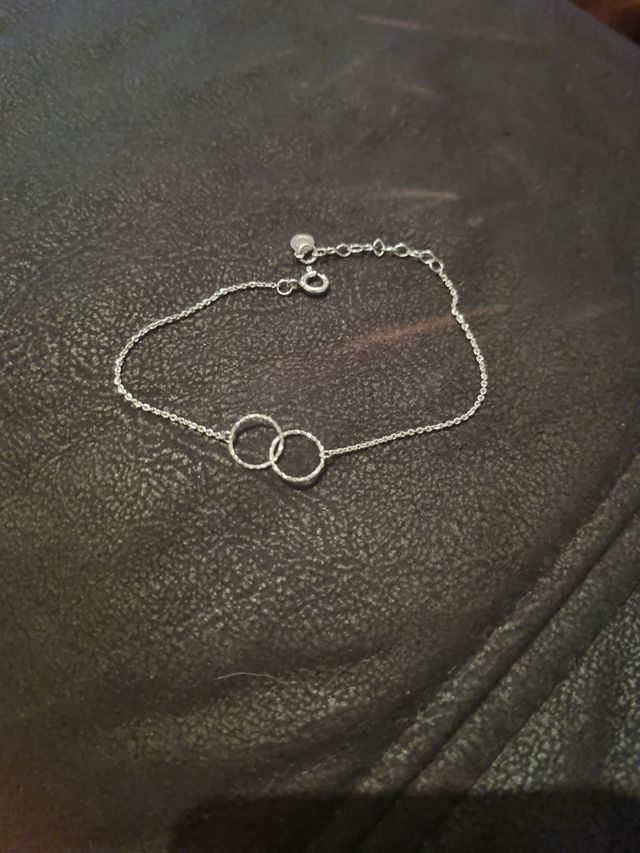 Pulsera Plata Time Road Doble Aro