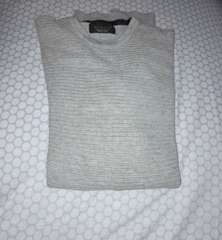 Jersey Zara Gris Talla S