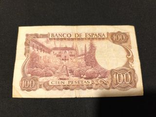 Billete 100 pesetas Banco de España 1970