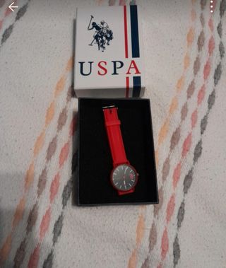 Reloj US Polo Assn Negro y Rojo