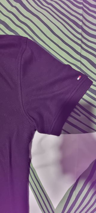 Polo Tommy Hilfiger Morado Talla L