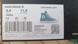 Converse Chuck Taylor Talla 43 Verde