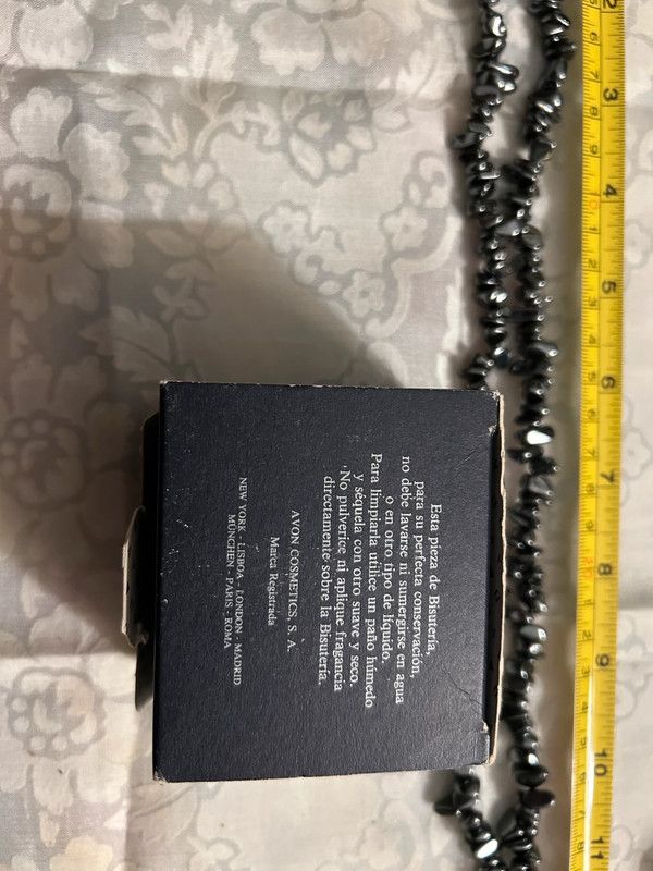 Collar Hematites Gris Oscuro Brillo Metálico