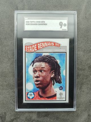 Eduardo Camavinga ROOKIE Topps Living UEFA SGC 9