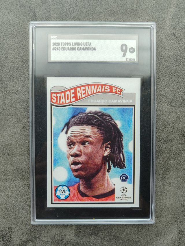 Eduardo Camavinga ROOKIE Topps Living UEFA SGC 9
