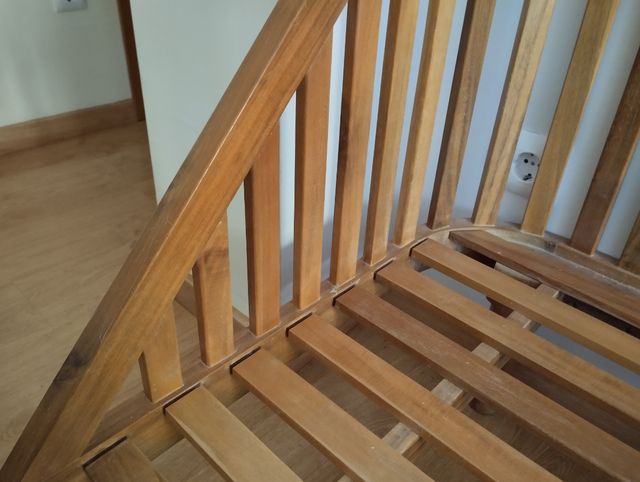 Sofá 2 plazas madera acacia