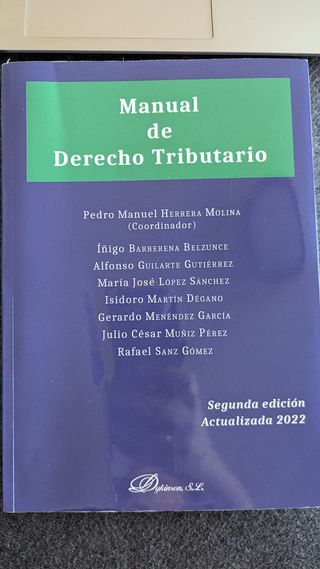 Manual de Derecho Tributario