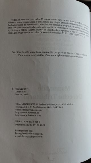 Manual de Derecho Tributario