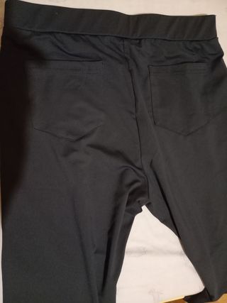 Leggins azul oscuro elásticos ajustados fino