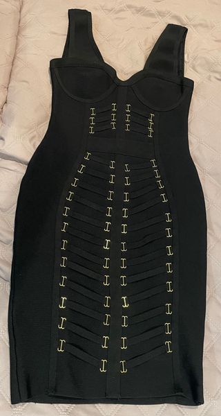 Vestido bandage negro talla S