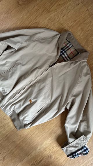 Chaqueta Bomber Burberry Gabardina Hombre L