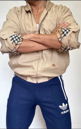 Chaqueta Bomber Burberry Gabardina Hombre L