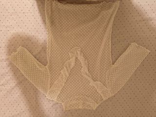 Camiseta Stradivarius Malla Lunares
