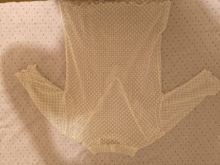 Camiseta Stradivarius Malla Lunares