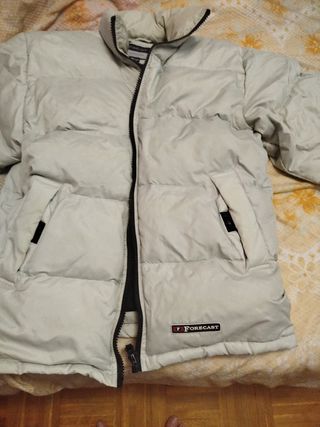 Abrigo cazadora plumas Forecast beige