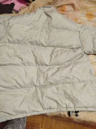 Abrigo cazadora plumas Forecast beige