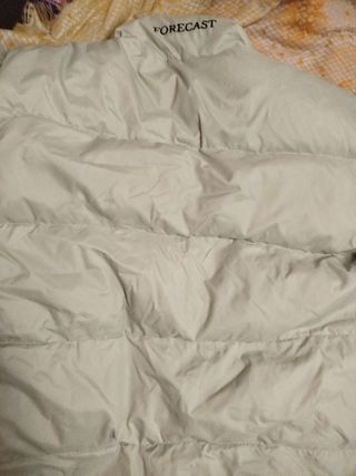 Abrigo cazadora plumas Forecast beige