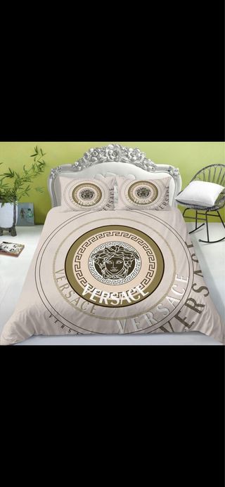 Juego de Cama Versace Negro y Blanco