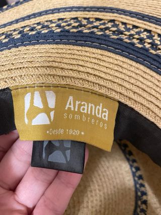Sombrero beige - corte inglés 