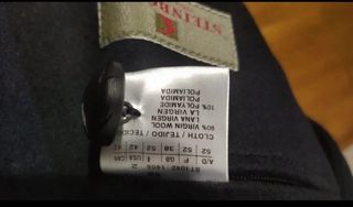 Abrigo Negro Hombre Talla 52 Sin Estrenar