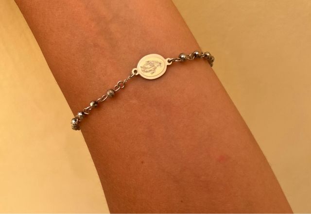 Parure Croce Orecchini e Bracciale Regolabile