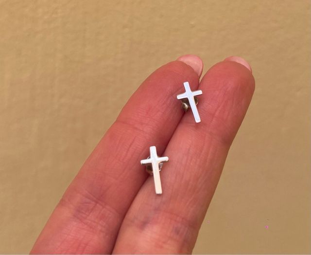 Parure Croce Orecchini e Bracciale Regolabile