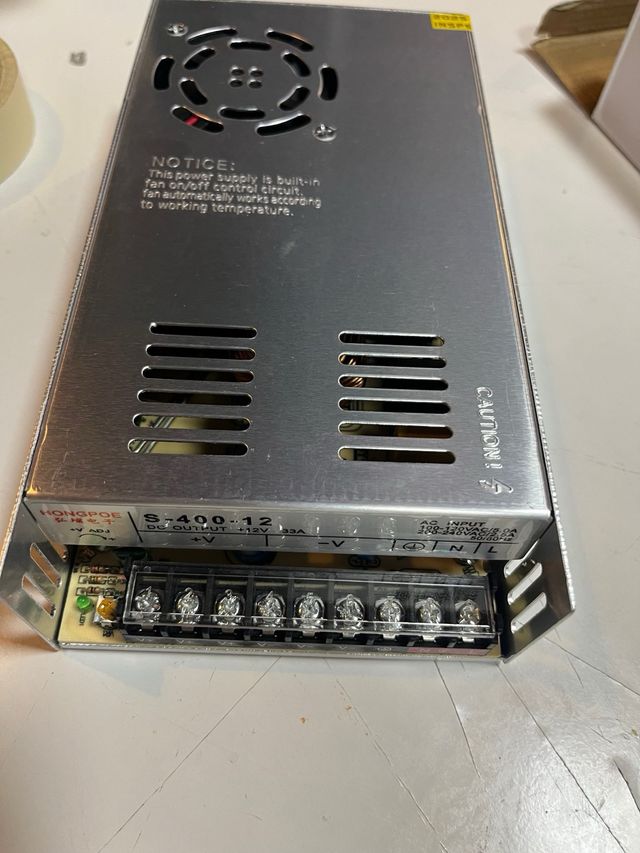 Fuente Alimentación S-400-12V 33A.