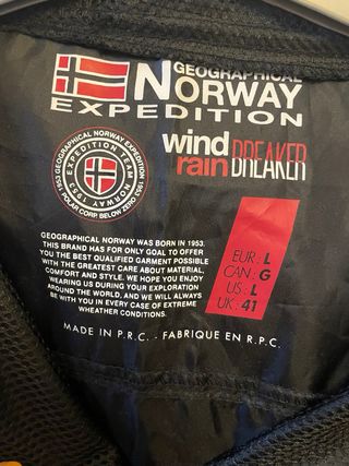 Cortavientos Geographical Norway Talla L