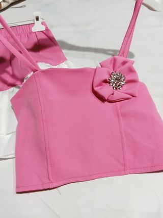 Completo 12 anni: gonna e top rosa