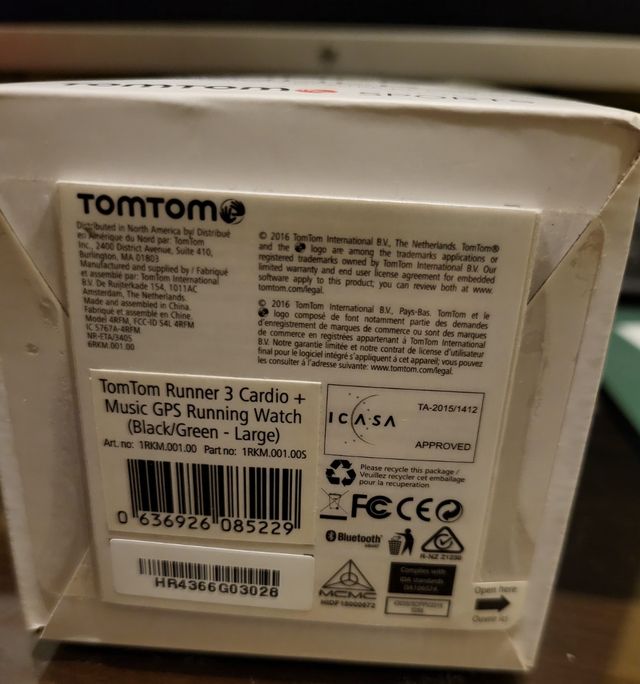 TomTom Runner 3 GPS Running Watch