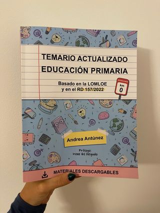 TEMARIO ACTUALIZADO EDUCACIÓN PRIMARIA: OPOSICI...