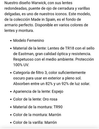 Gafas de sol Hawkers marrones y doradas